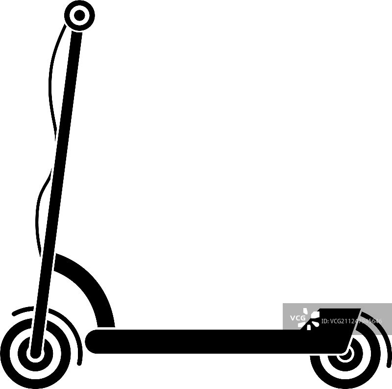 自平衡电动滑板车图标合集图片素材