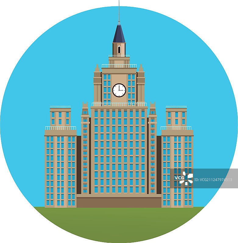 莫斯科国立大学标志图片素材