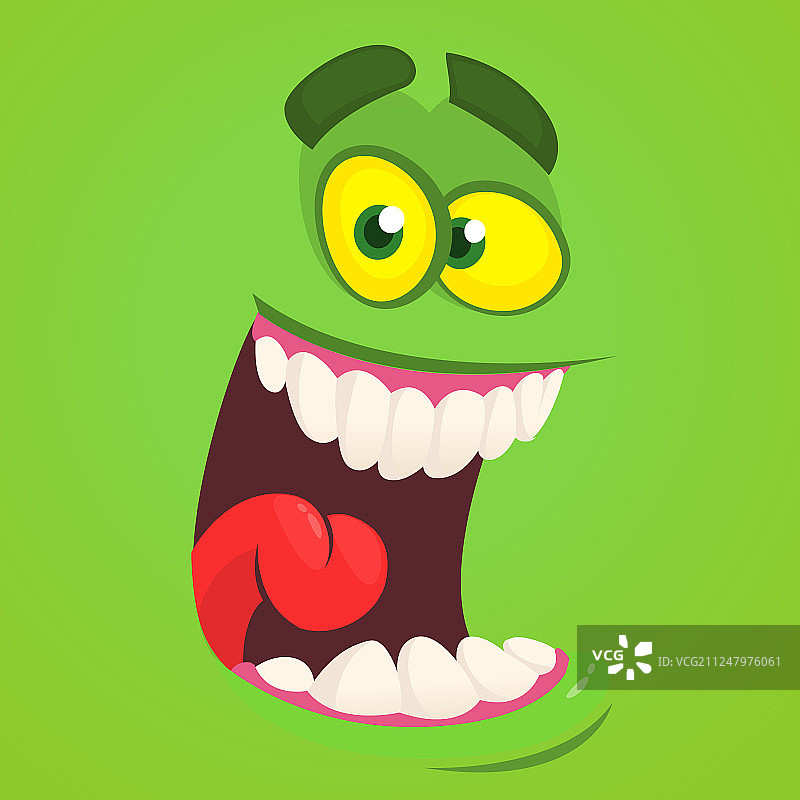 万圣节僵尸怪物头像图片素材