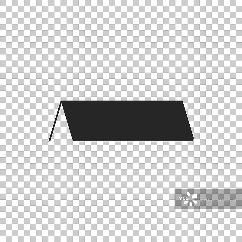 空白纸质桌牌图标图片素材