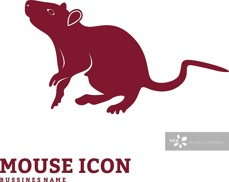 鼠标设计剪影图片素材