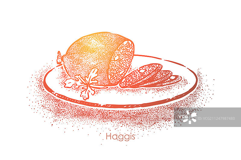 苏格兰特色羊肉末配洋葱图片素材