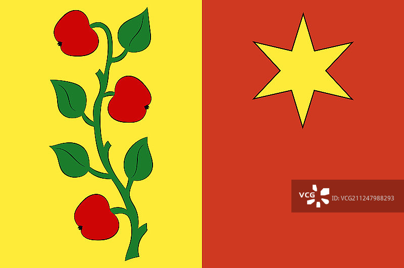 瑞士阿福尔特恩旗帜图片素材