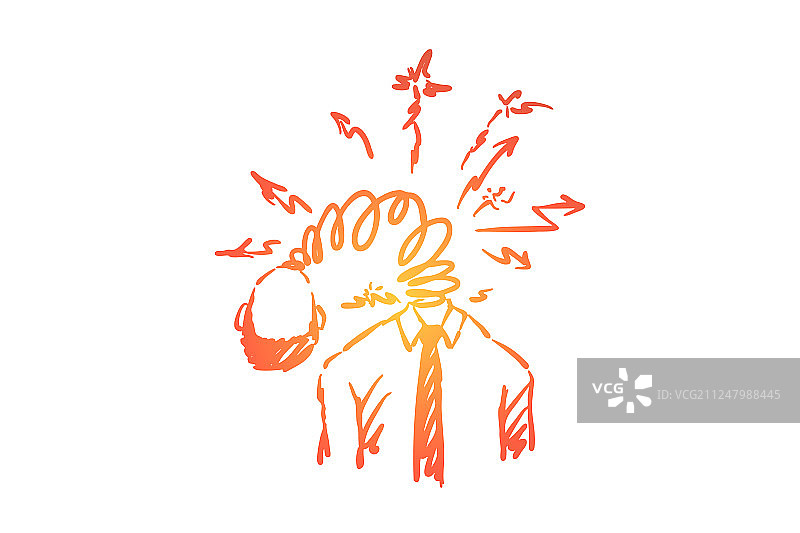 疲惫不堪的上班族，疲倦的匿名人士图片素材