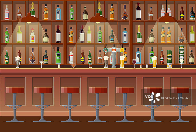 酒吧夜总会内部图片素材