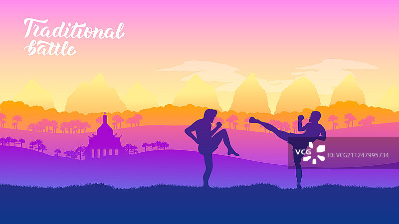 不同国家的泰国武士图片素材