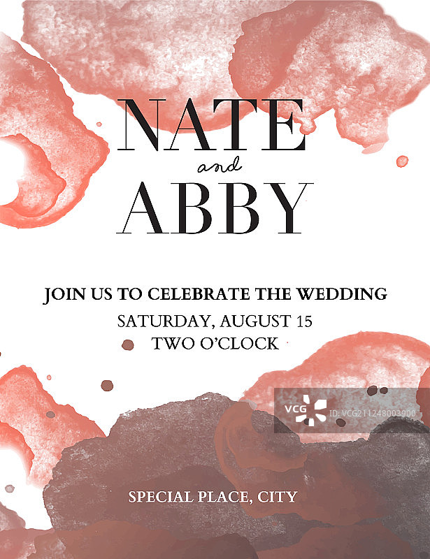 动态流体珊瑚金艺术与水彩图片素材