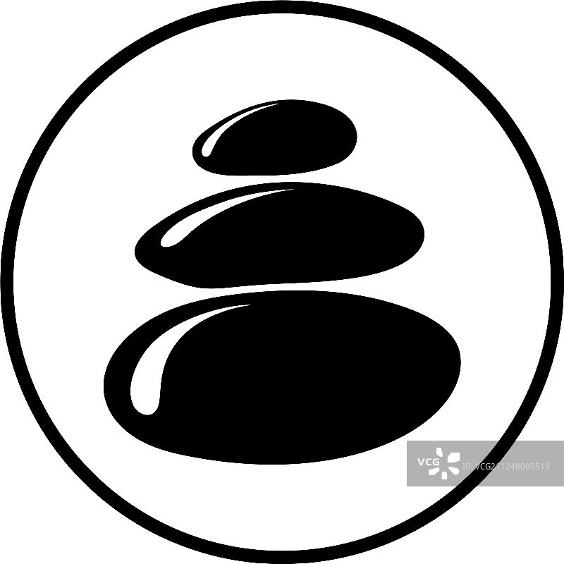 水疗石图标图片素材