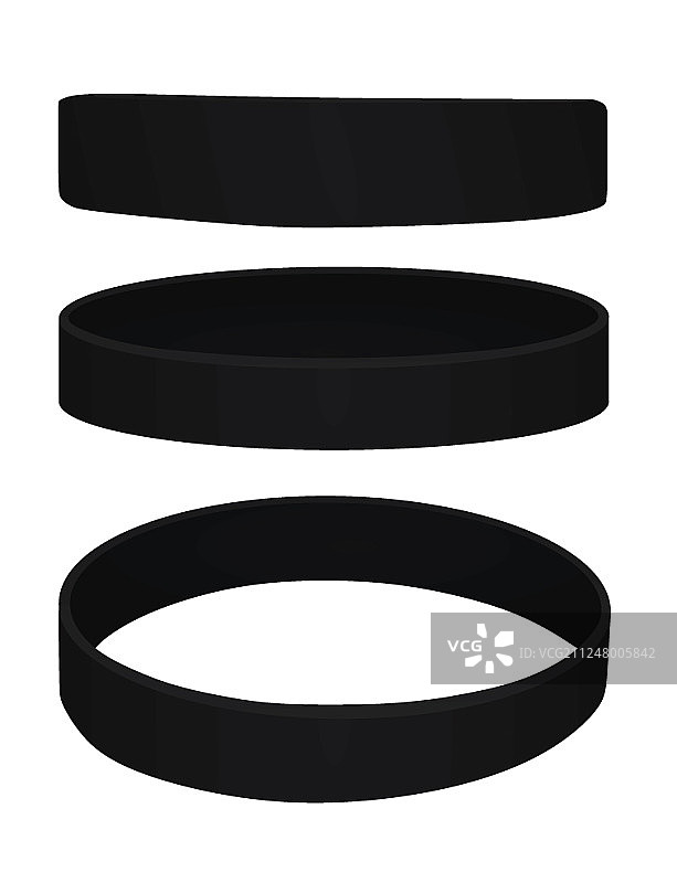 黑色手镯图片素材