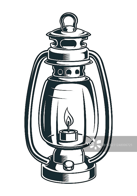 煤油灯图片素材