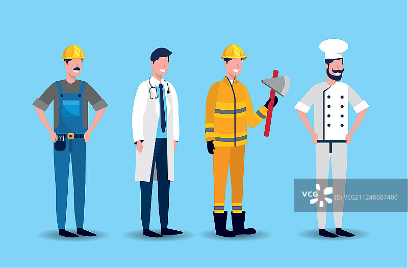 劳动节工人图片素材