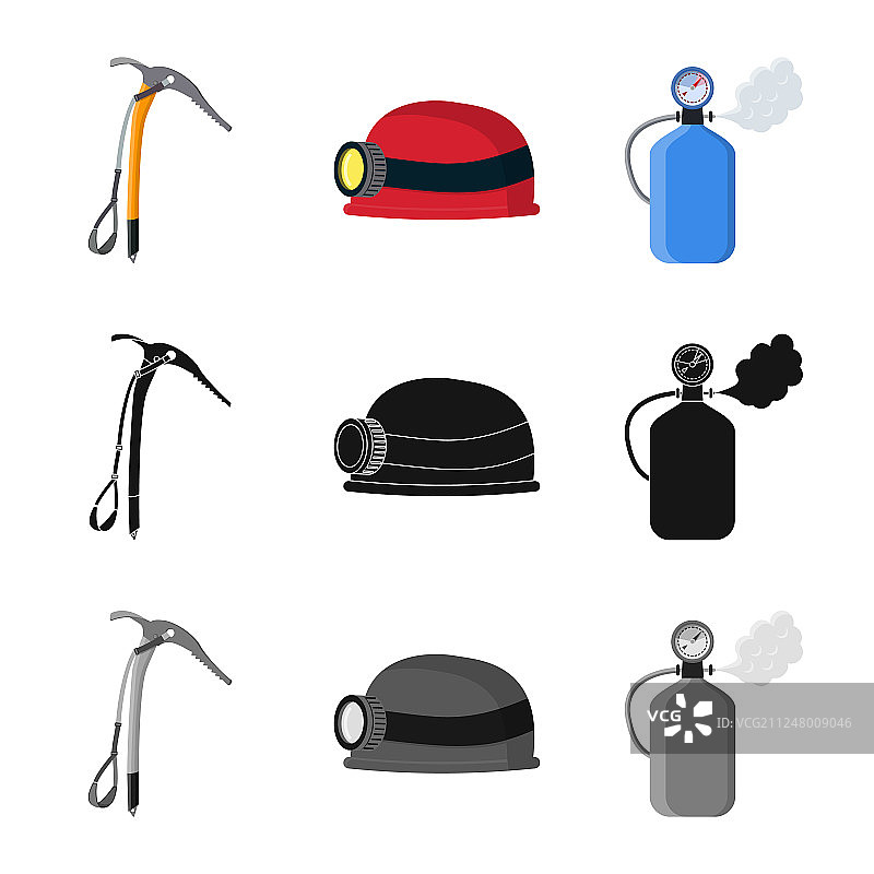 登山峰顶符号设计图片素材