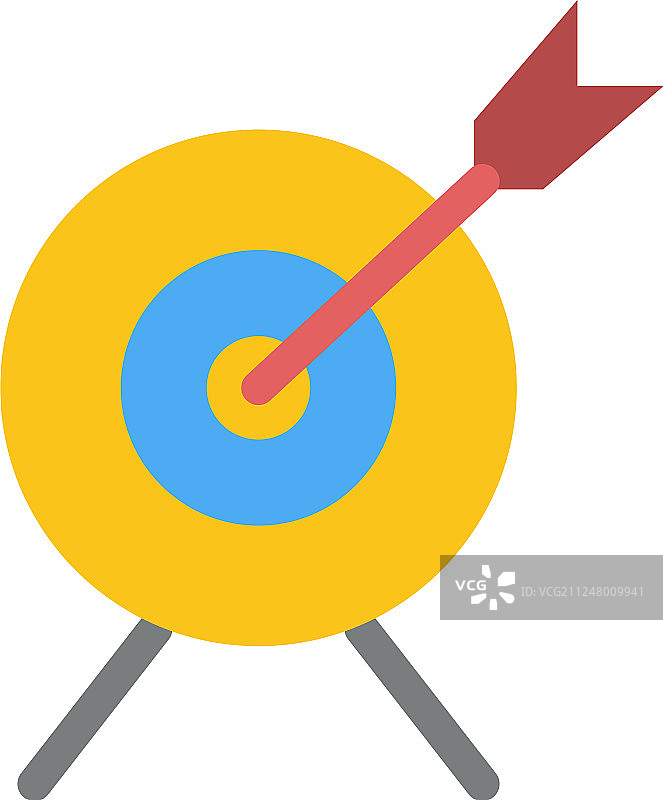 目标扁平风格彩色图标banner图片素材