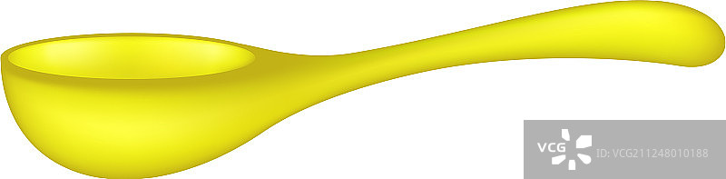 黄色设计的木勺图片素材