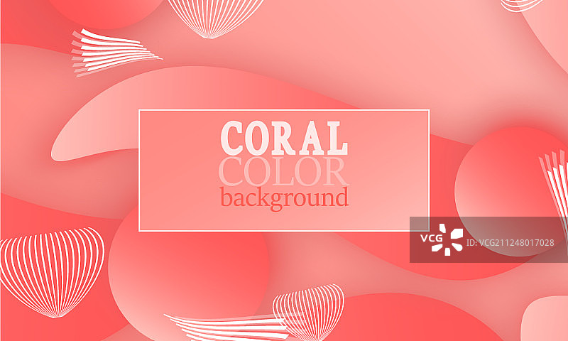 珊瑚色抽象背景图片素材