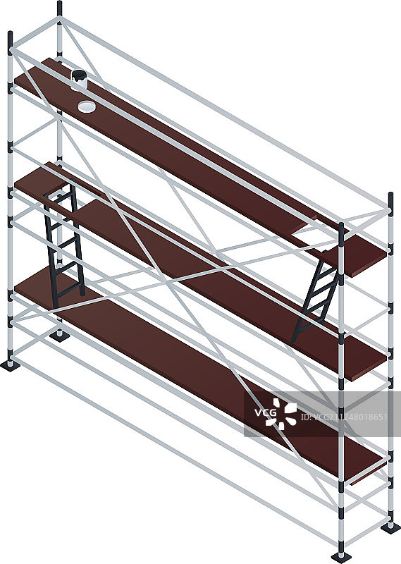 2.5D脚手架图标图片素材
