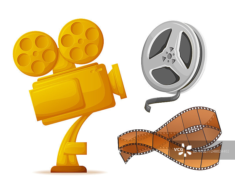 电影获奖者金色相机奖图片素材