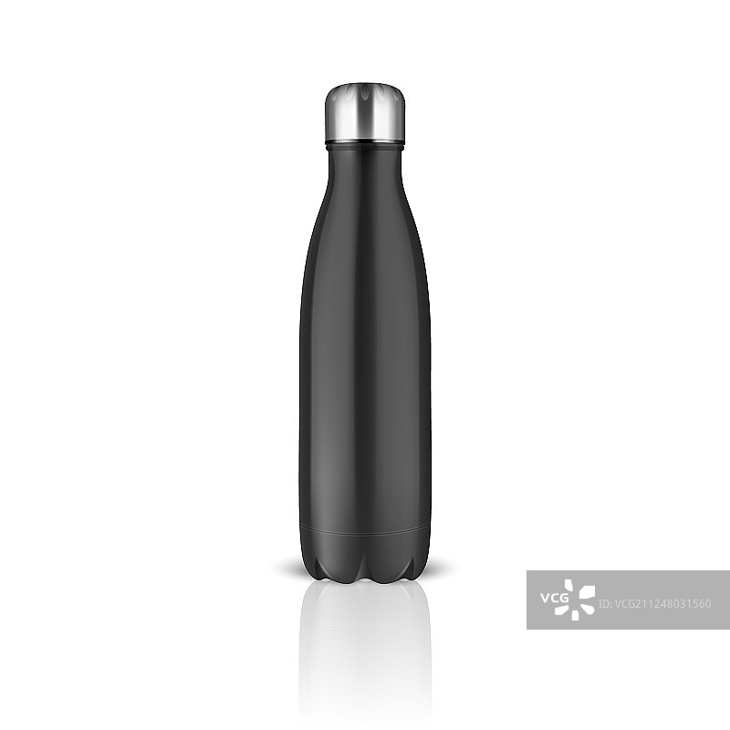 逼真3D黑色光面金属背景图片素材