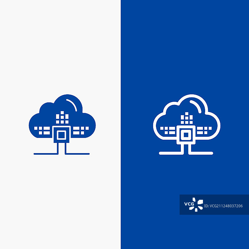 基于数据云科学的线条和字形图片素材