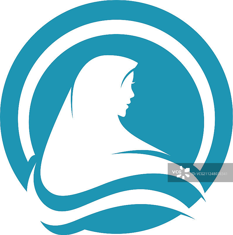 穆斯林头巾图片素材