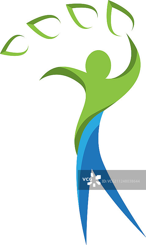 人物logo标志设计图片素材