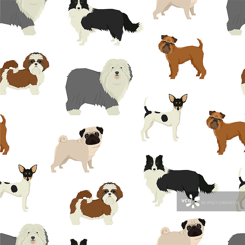 狗纹几何样式图片素材