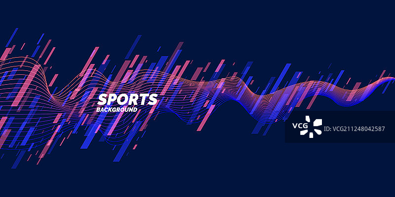 现代彩色运动海报图片素材