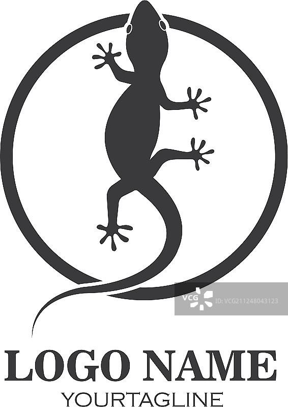 蜥蜴Logo图片素材