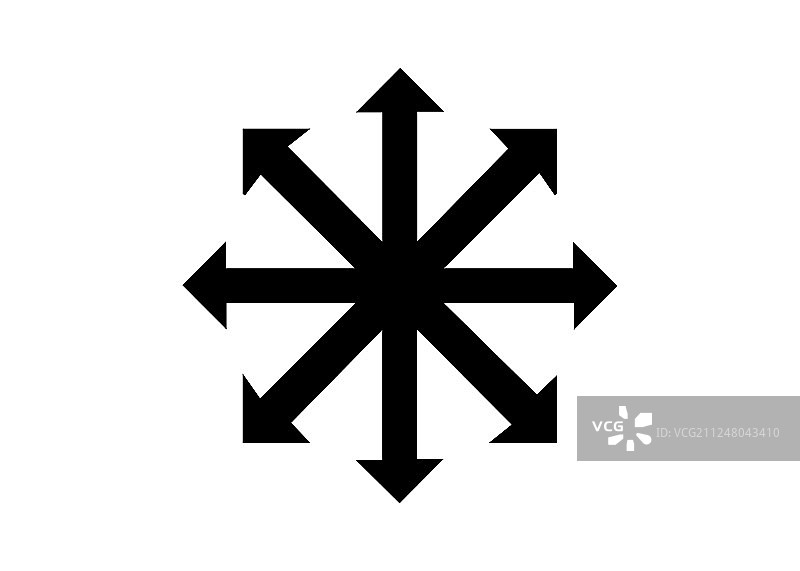 白色背景上的混乱符号图片素材