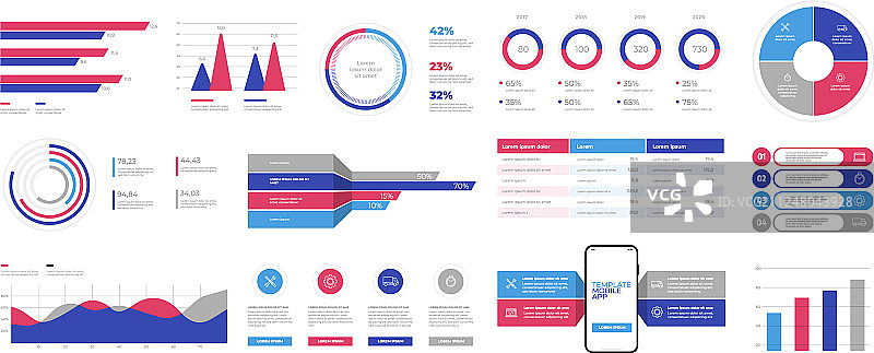 设计和营销图标信息图表图片素材