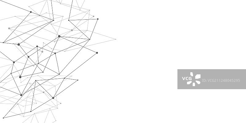 点线连接节点抽象背景图片素材