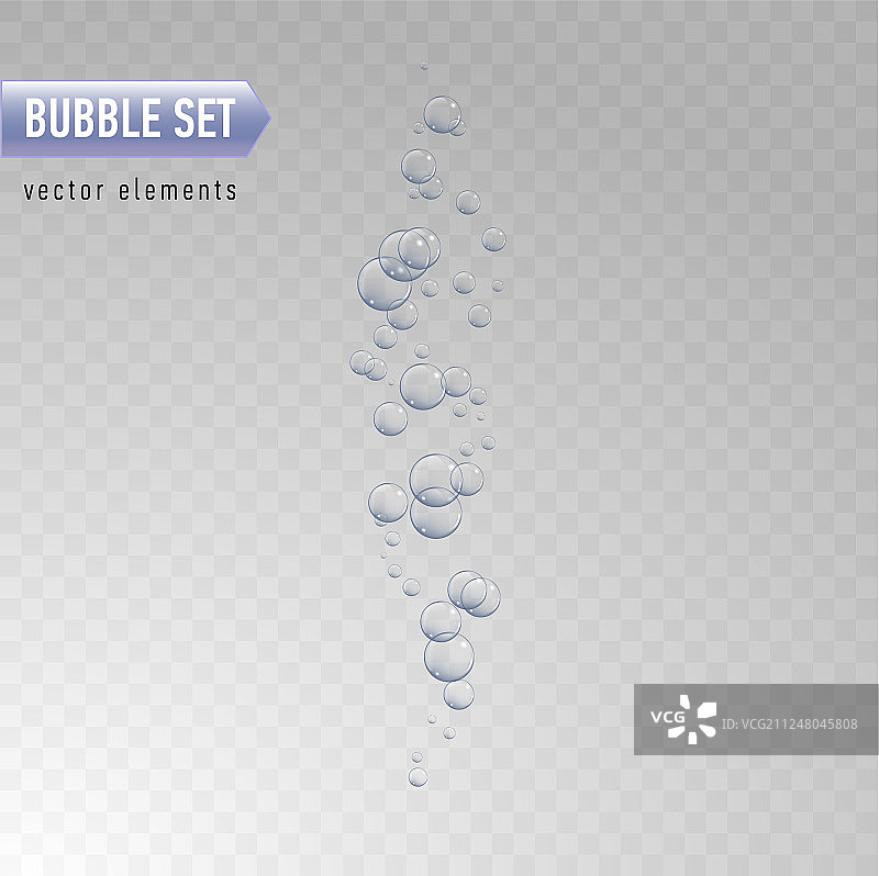 水下气泡图片素材