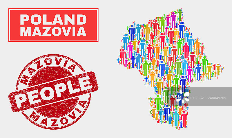 马佐夫舍省人口地图图片素材