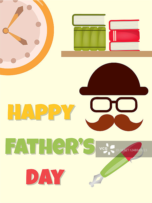 父亲节快乐海报图片素材