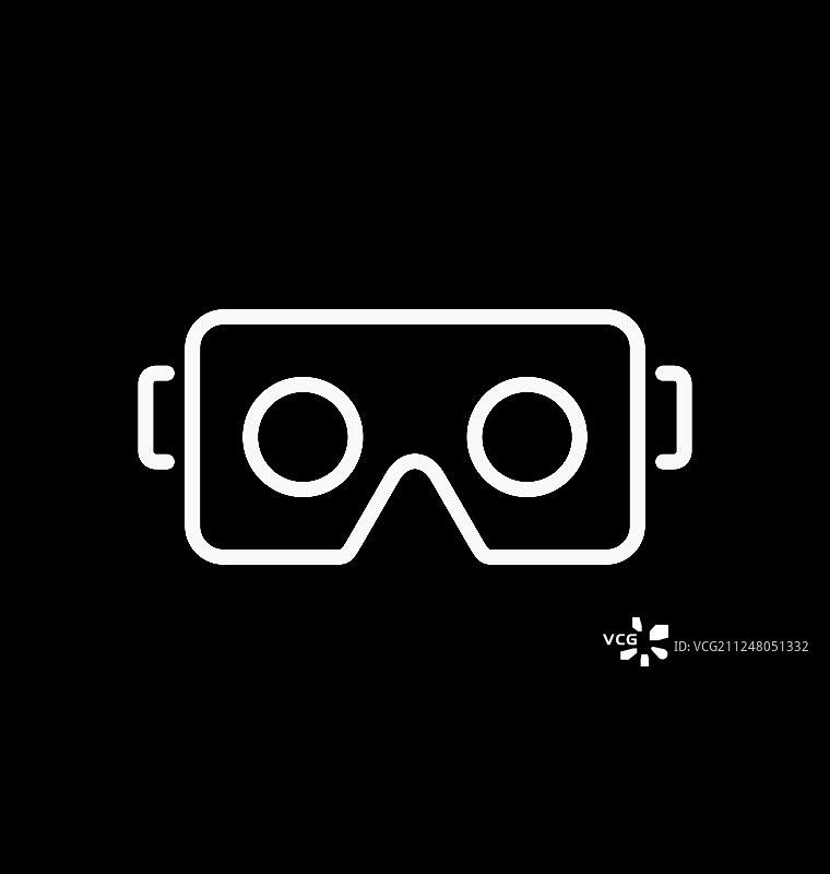 VR智能手机眼镜头显图片素材