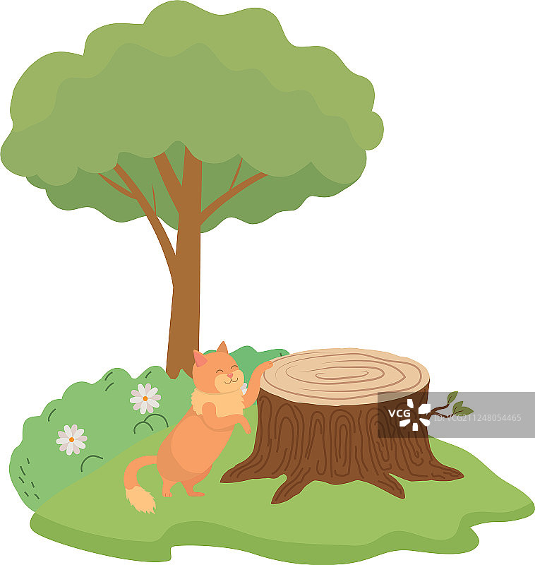 猫的卡通设计图片素材