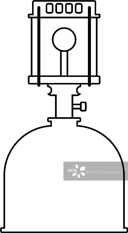 露营燃气灯图标图片素材