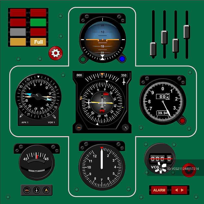飞机仪表盘图片素材