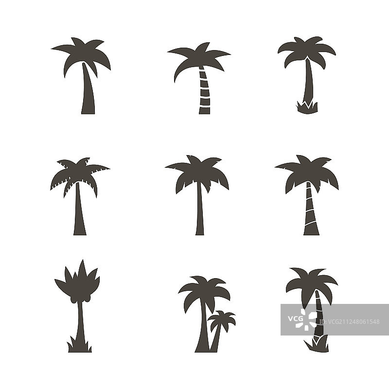 棕榈树图标图片素材