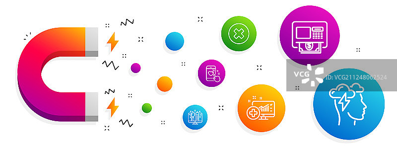 医疗分析创意设计与心脏图片素材