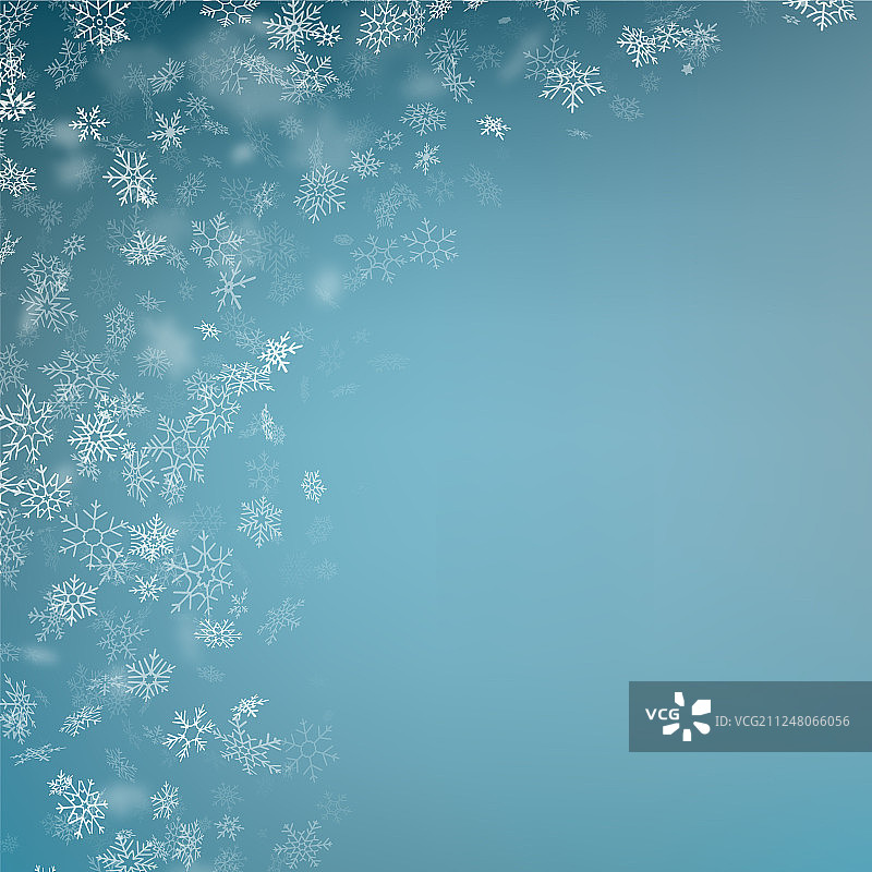 浅蓝色抽象圣诞背景图片素材