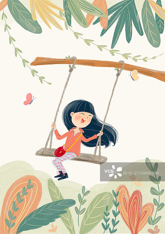 荡秋千图片素材