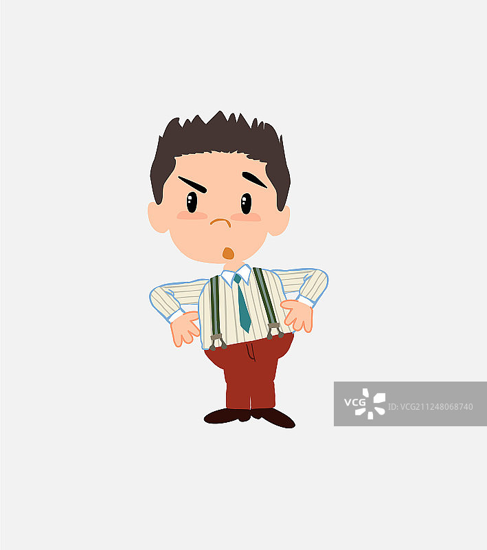 穿着商务休闲装的商人图片素材