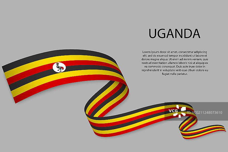 用旗帜飘扬的丝带或旗帜图片素材