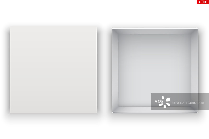 空白白色鞋盒图片素材