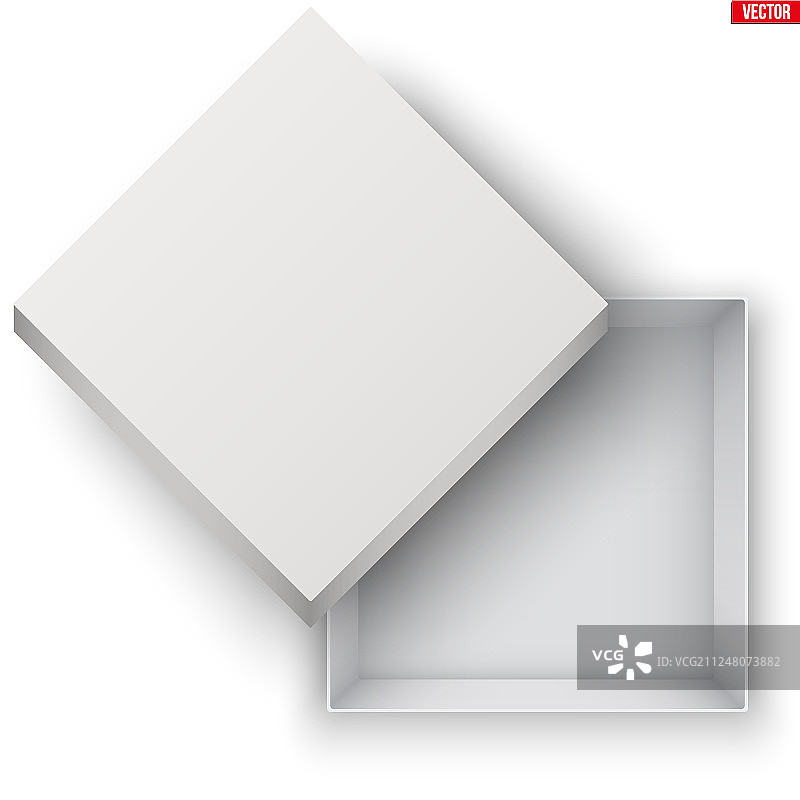 空白白色鞋盒图片素材