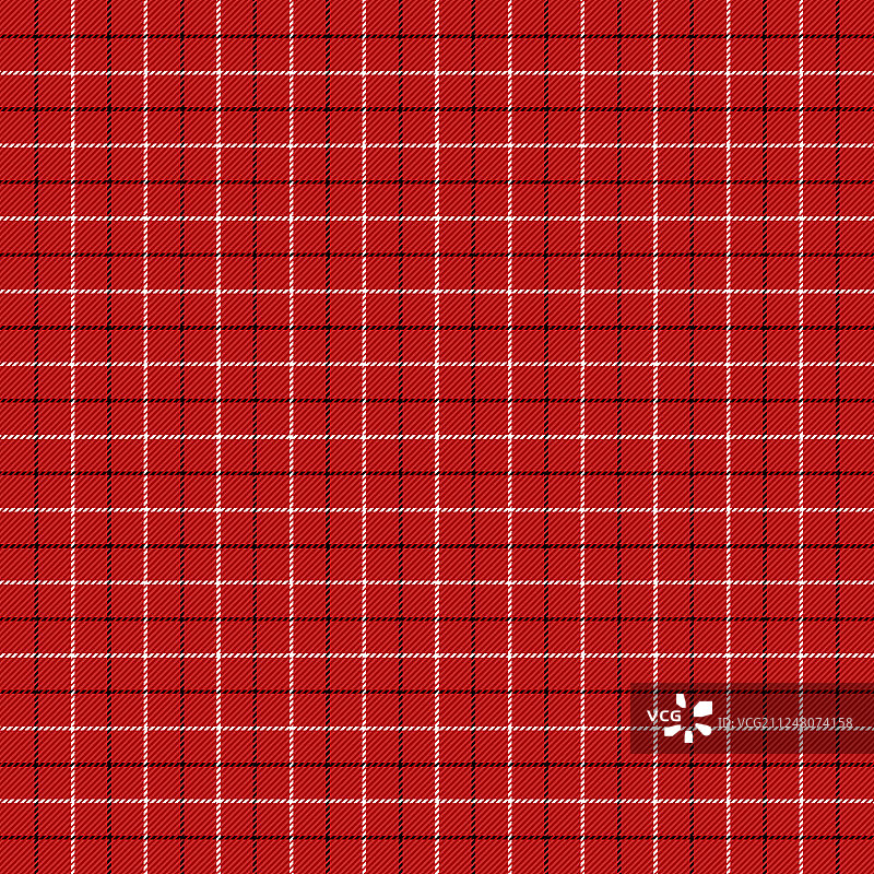 圣诞新年格子图案苏格兰笼图片素材