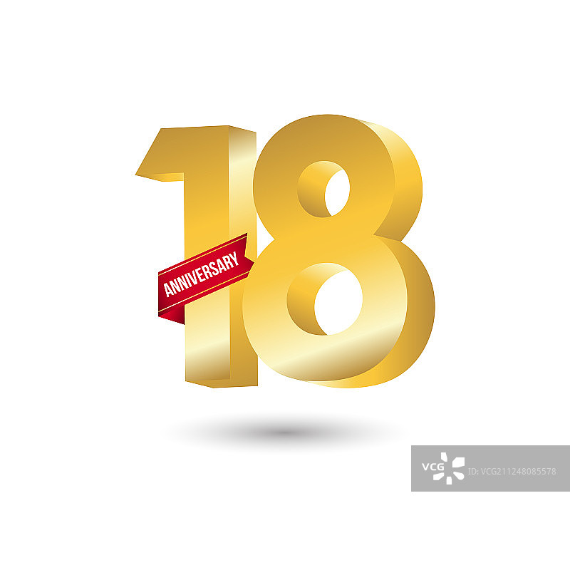 18周年纪念模板设计图片素材