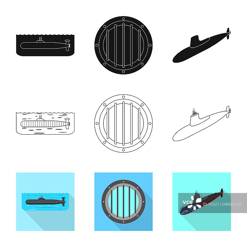 战争和船舶icon设计合集图片素材