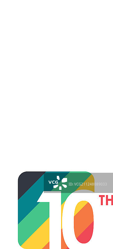 10周年纪念模板设计图片素材
